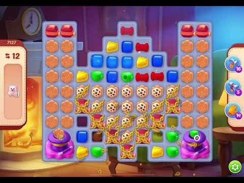 HomeScapes Level 7127 no boosters (14 moves)