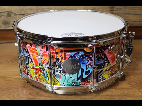 Steeldrum Street Art "Graffiti" 14x6,5 - Test