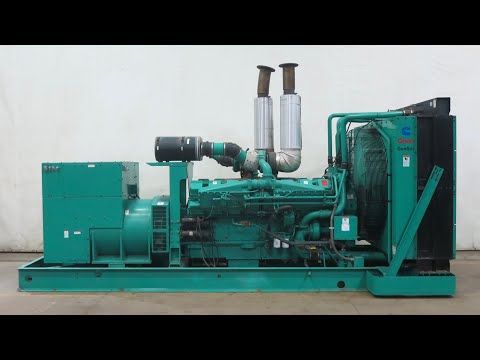 Cummins DFLE 1500 kW diesel generator.  Cummins KTA50-G9 engine, 227 Hrs, Yr 1999 - CSDG # 4680