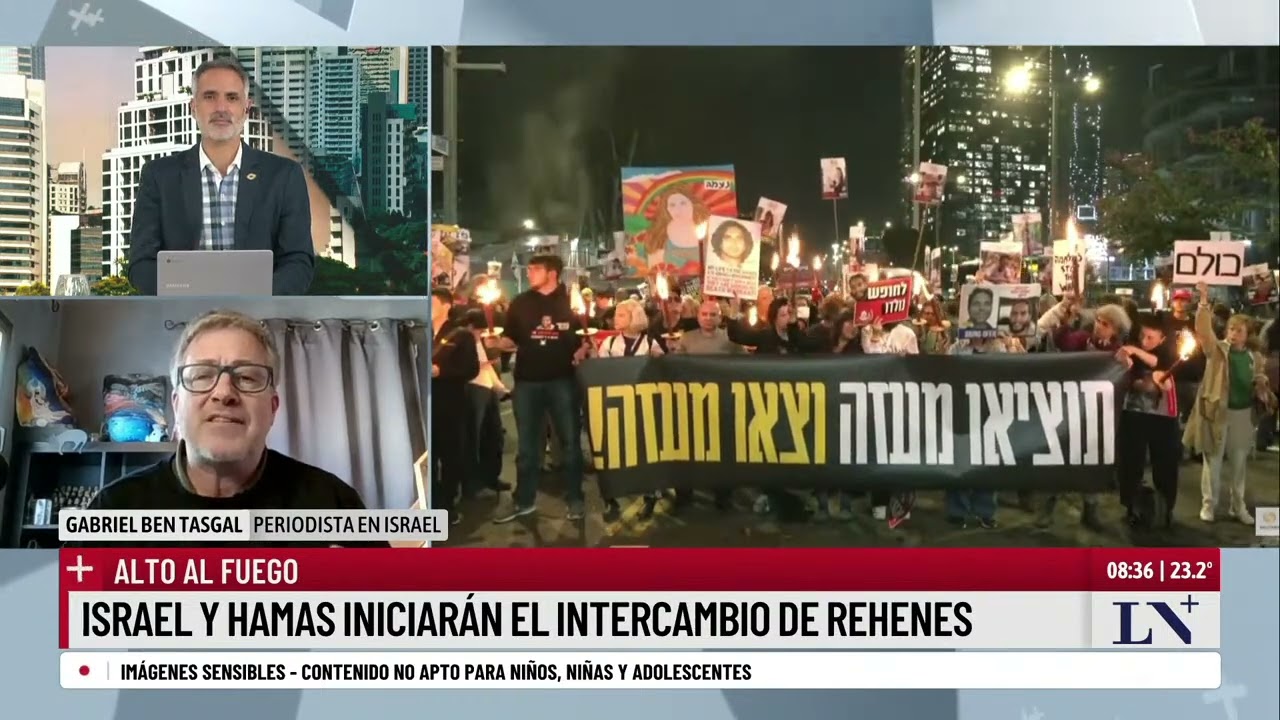 Israel aprobó el acuerdo con Hamas y el domingo comienza la liberación de rehenes