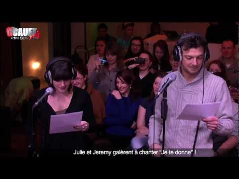 Julie et Jeremy galèrent à chanter "Je te donne" !  - C'Cauet sur NRJ