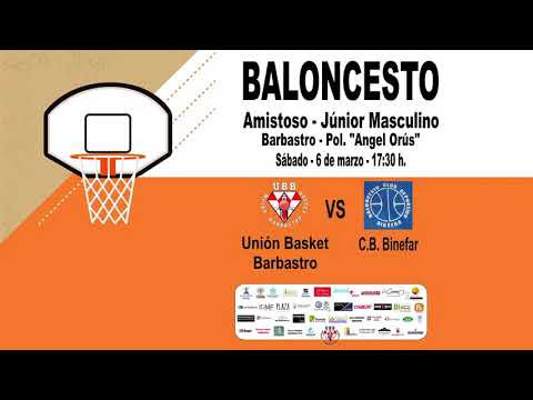 Partido amistoso junior masculino U.B. Barbastro - C.B. Binéfar