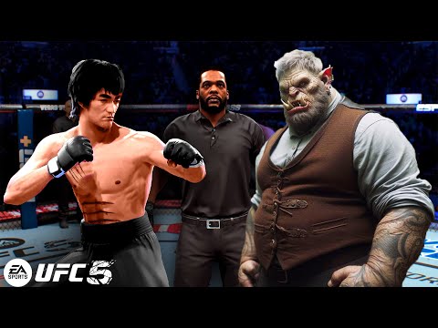 UFC 5 | Bruce Lee vs. Tattoed Orc Boss (EA Sports UFC 5)