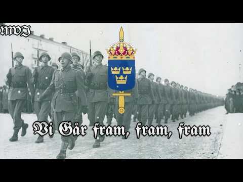 Vi Går fram, fram, fram [Swedish March and Soldier song][+Indonesian translation]