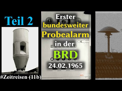 [2] ABC-Alarm & Katastrophenalarm 1965 - Erster bundesweiter Probealarm der Zivilschutzsirenen