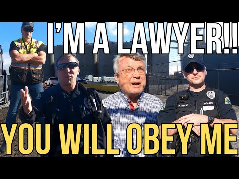 LAWYER LAW FIGHTS ME AND GETS DESTROYED! PUBLIC ROAD IS PRIVATE!