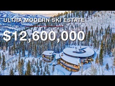 [SOLD] $12,600,000 Ultra Mountain Modern Masterpiece in The Colony at White Pine Canyon