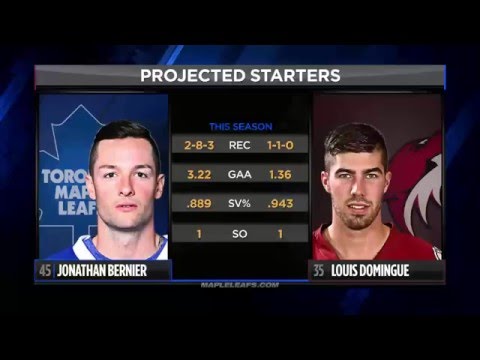 Maple Leafs Game Preview: Toronto at Arizona - December 22, 2015