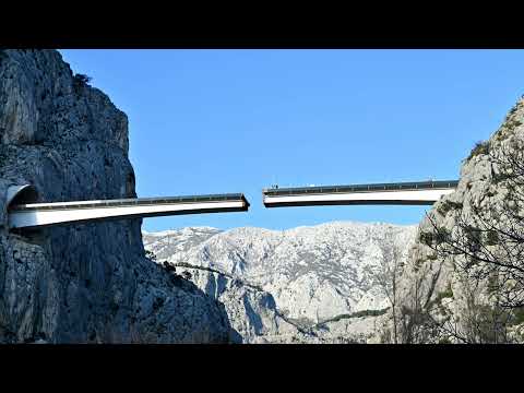 Pogledajte kako izgleda spajanje veličanstvenog mosta iznad Cetine u Omišu