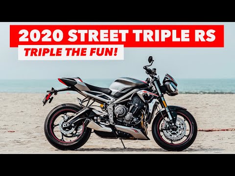 2020 Triumph Street Triple RS First Ride Review | COMFORT | POWER | HANDLING
