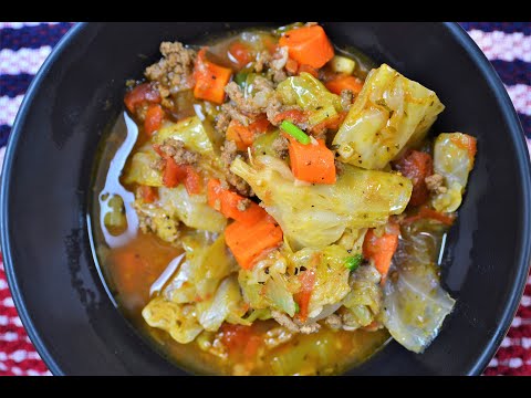 Instant Pot Ground Beef and Cabbage Soup | Low-Carb |...