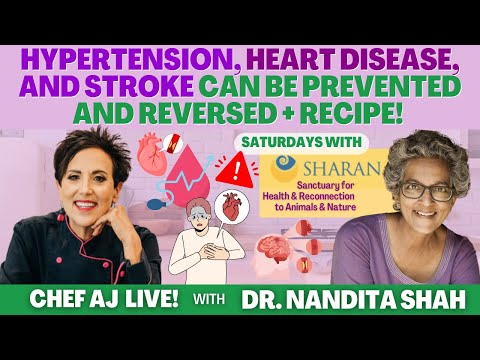 Hypertension, Heart Disease and Stroke can be Prevented and Reversed with Dr. Nandita Shah + Recipe!