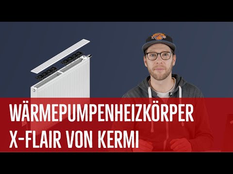 Wärmepumpenheizkörper x-flair von Kermi für Neubau & Sanierung