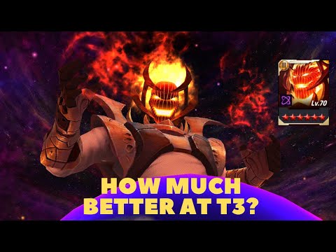 Lv 70 vs T3 DORMAMMU (Damnation) EBONY MAW 85 & GBR + Timeline PVP Worth it? - Marvel Future Fight