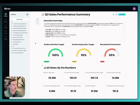AI Generated Reports With Your Business Data | Brev.io