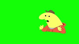 Charlie “have you ever been with a woman?” Smiling Friends green screen