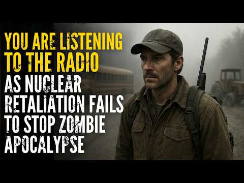 Sie hören Radio, während nukleare Vergeltungsmaßnahmen die Zombie-Apokalypse nicht verhindern kön...