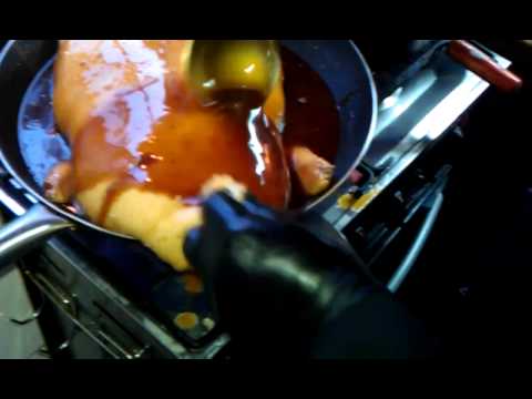 PATO LAQUEADO POR EL CHEF EXOTICO MARCELLO AVATTE