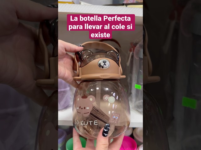 Vídeo relacionado con Kids Licensing - Botella de Agua Niños y Niñas - Cantimplora de Aluminio con Asa y Cierre de Clic, Libre de BPA y Toxinas, 600 ml, Diseños Infantiles