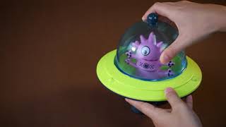 Learn2M Stackable Electric Spaceship Magnetic Robot Child Monster With Light and Sound Toy Alien UFO