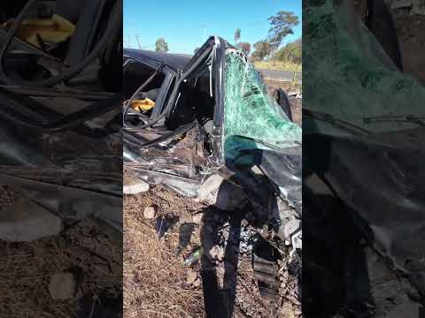 acidente registrado na TO 130 no Tocantins próximo povoado bielândia