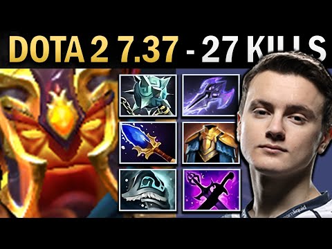 Ember Spirit Gameplay Miracle with 27 Kills and Slayer - Dota 2 7.37