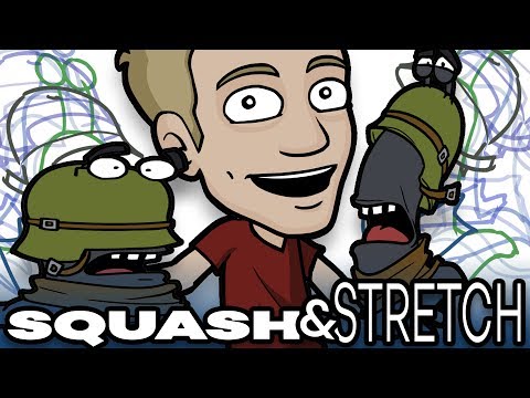 SQUASH and STRETCH Keyframe Animation Tutorial