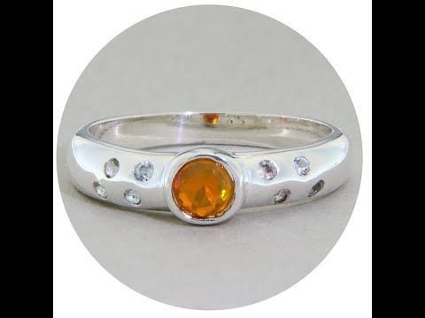 Inel Argint 925 Opal Natural Cubic Zirconia - Stil si Stralucire Delicata