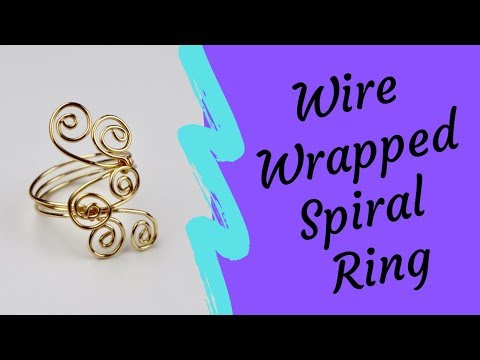 DIY Wire Wrapped Spiral Ring Tutorial