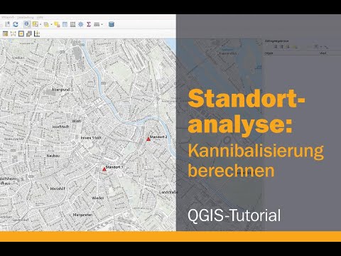 QGIS Plugin für Geomarketing Tutorial - wie sie die Kannibalisierung von Standorten vermeiden