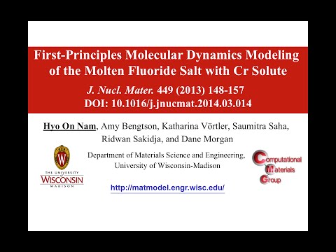 FPMD modeling of the molten fluoride salt with Cr solute