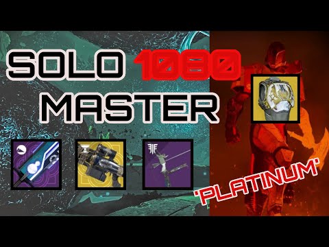 TITAN - Solo 1080 Ordeal Master Nightfall (Platinum) - The Festering Core -NO  Pinnacles (Destiny 2)
