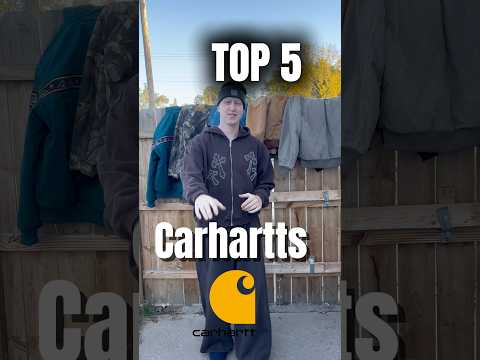 My Top 5 Carhartt Jackets In My Collection #carhartt #workwear