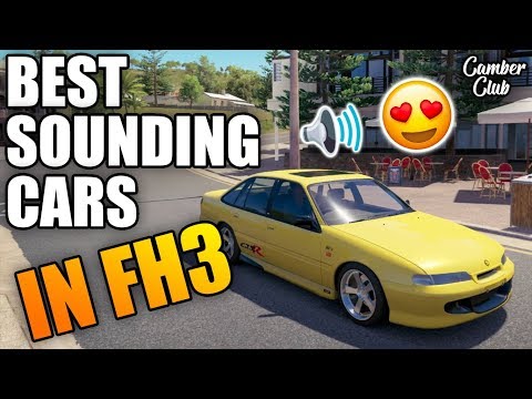 Top 5 Best Sounding Cars In Forza Horizon 3! - A FH3 Countdown (1080 HD)