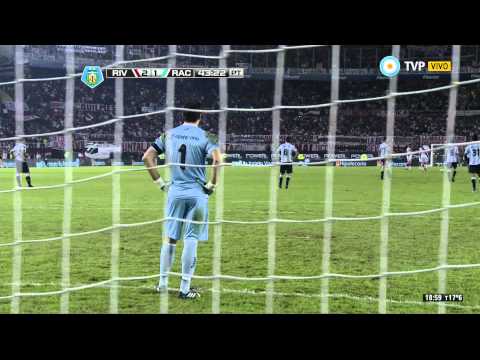 Gol de Carbonero. River 2 - Racing 1 | Torneo Final 2014 - Fecha 17