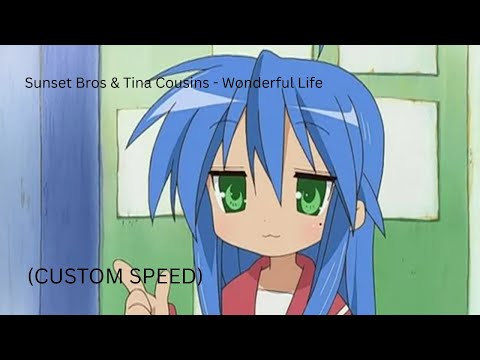 Sunset Bros & Tina Cousins - Wonderful Life (1.18x speed)