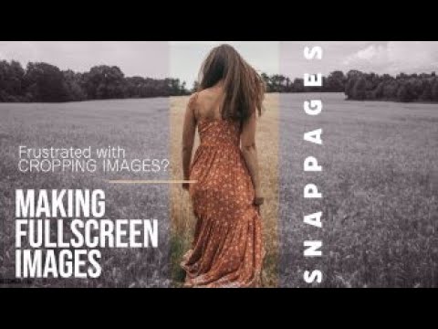 Full Screen Images on SnapPages