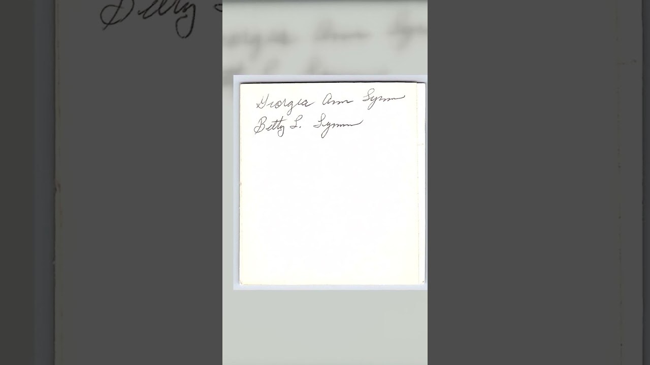 1960s Snapshot of Two Women in Matching Outfits, Backyard Setting Video