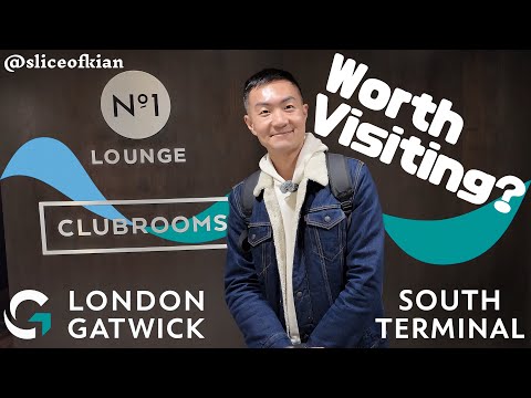 Clubrooms By No1 Lounges at Gatwick Airport South Terminal | First-Time Experience!