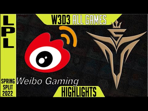 WBG vs V5 Highlights ALL GAMES | LPL Spring 2022 W3D3 | Weibo Gaming vs Victory 5