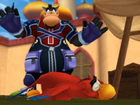 Kingdom Hearts II, English cutscene: 251 - Fight to Take the Magic Lamp! - HD 720p