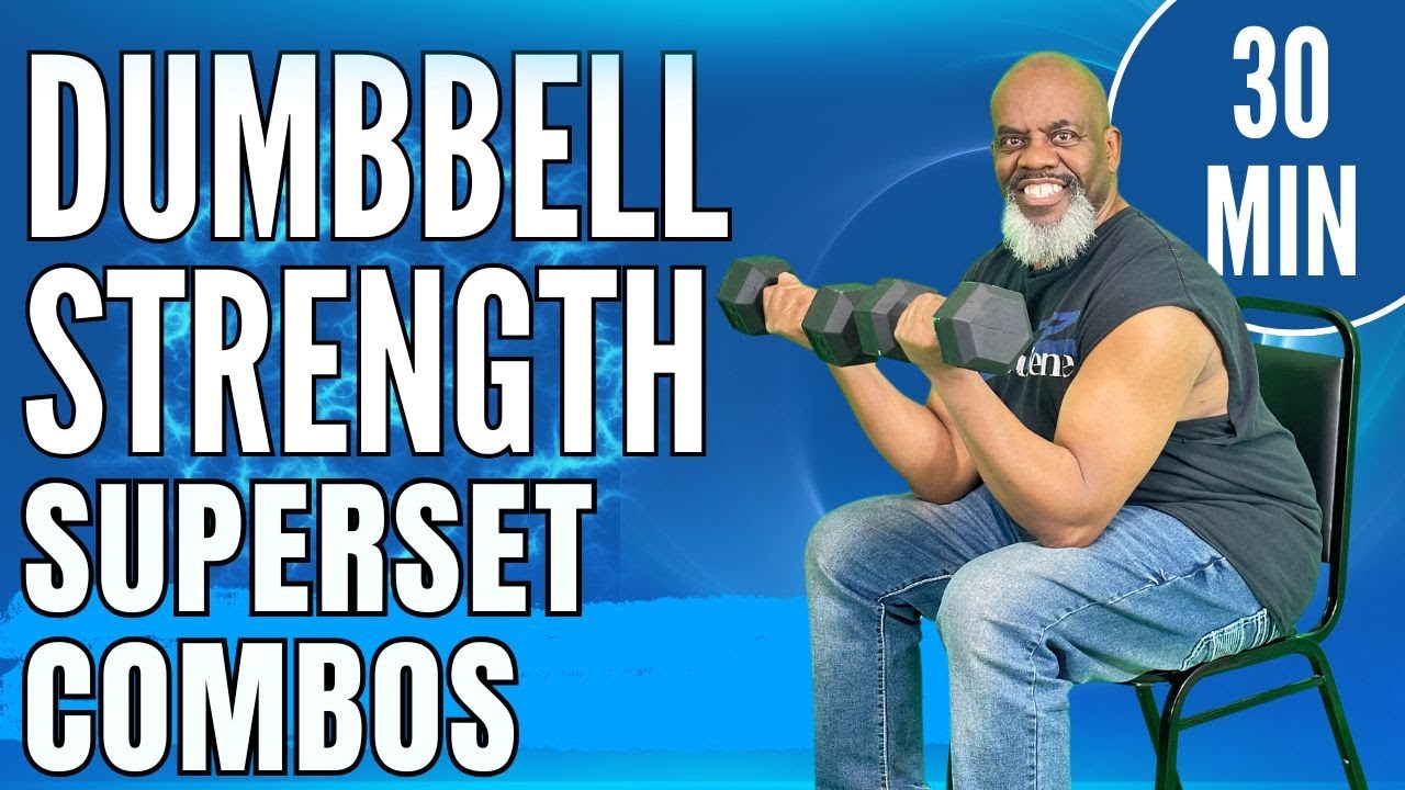 Strength Training Supersets Without Leaving Your Seat!
