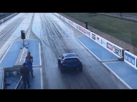 VW Drag Racing Thrills and Spills at Santa Pod Raceway