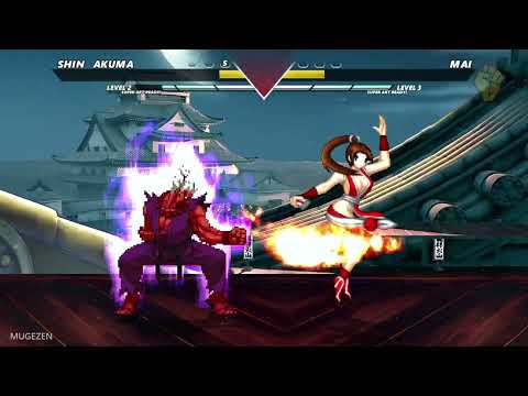 SHIN AKUMA vs MAI (King Of Fighters) - Must See Amazing ULTIMATE Fights!