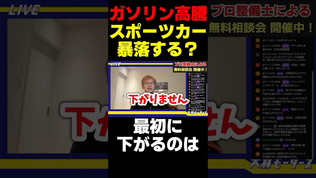 【ガソリン高騰】ハイオクスポーツカーの中古車相場は？ #shorts #automobile #車 #バイク #整備 #車検 #中古車 #新車 #ローン #外車 #国産車 #旧車 #スポーツカー