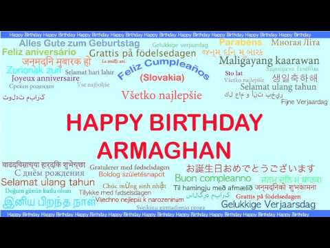 Armaghan   Languages Idiomas - Happy Birthday
