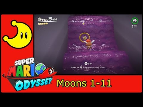 Super Mario Odyssey: Cap Kingdom (Power Moons 1-11)