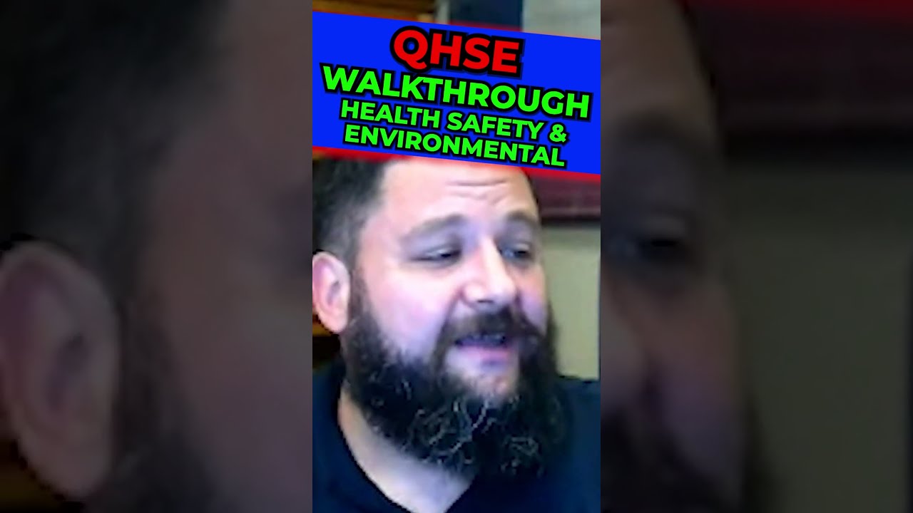 QHSE Walkthrough Health Safety & Environmental