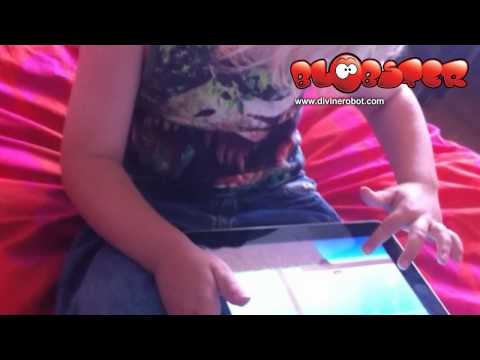 Ziggy, age 4 plays BLOBSTER by Divine Robot/Chillingo