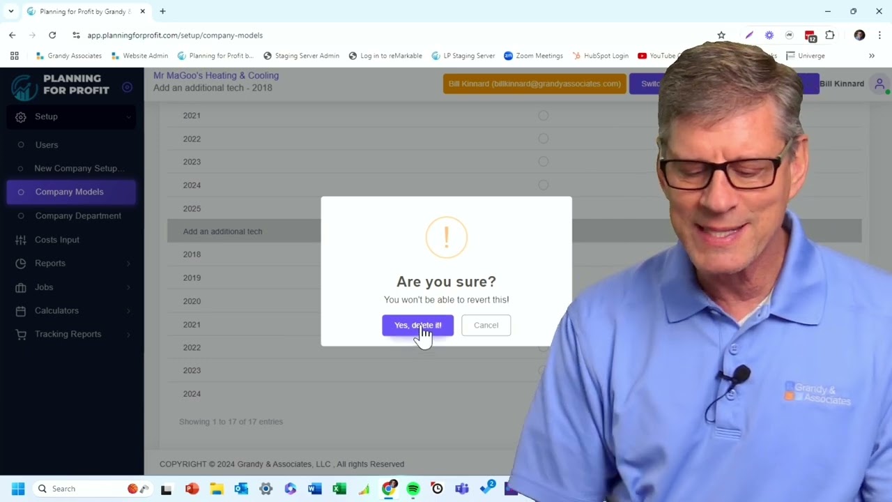 Deleting a Model